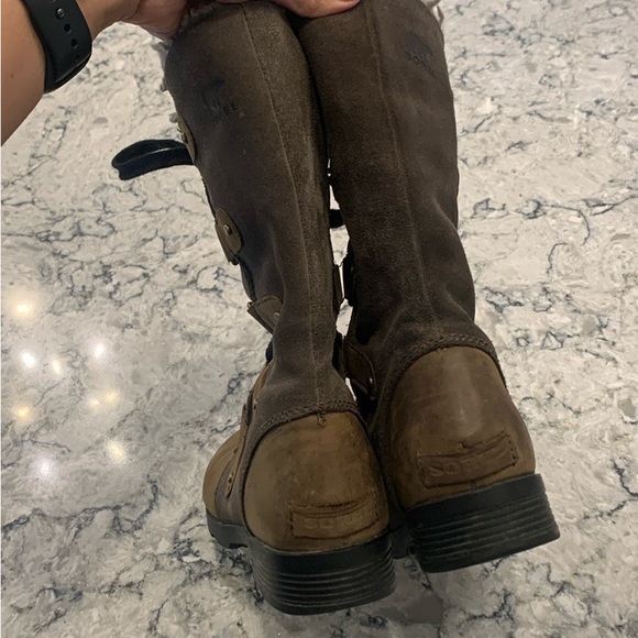 FINAL OFFER-SOREL Emelie Lace Up Winter Boots size 7 - Picture 8 of 14